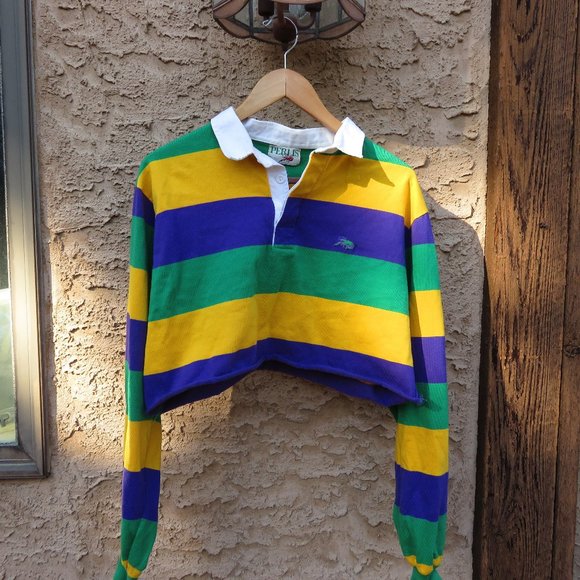 Cropped Long Sleeve Polo Shirt - Picture 7 of 8